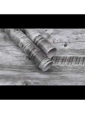 Rustic Wood Wallpaper Peel and Stick Wallpaper Self Adhesive Removable78"X17.71"